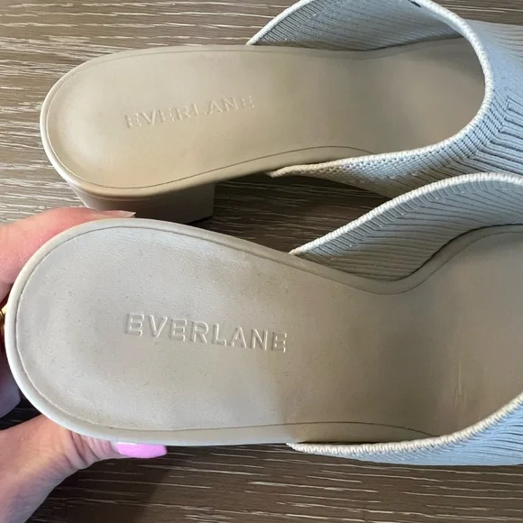 New, Everlane The Glove Mule in Bone ReKnit. - Picture 5 of 8